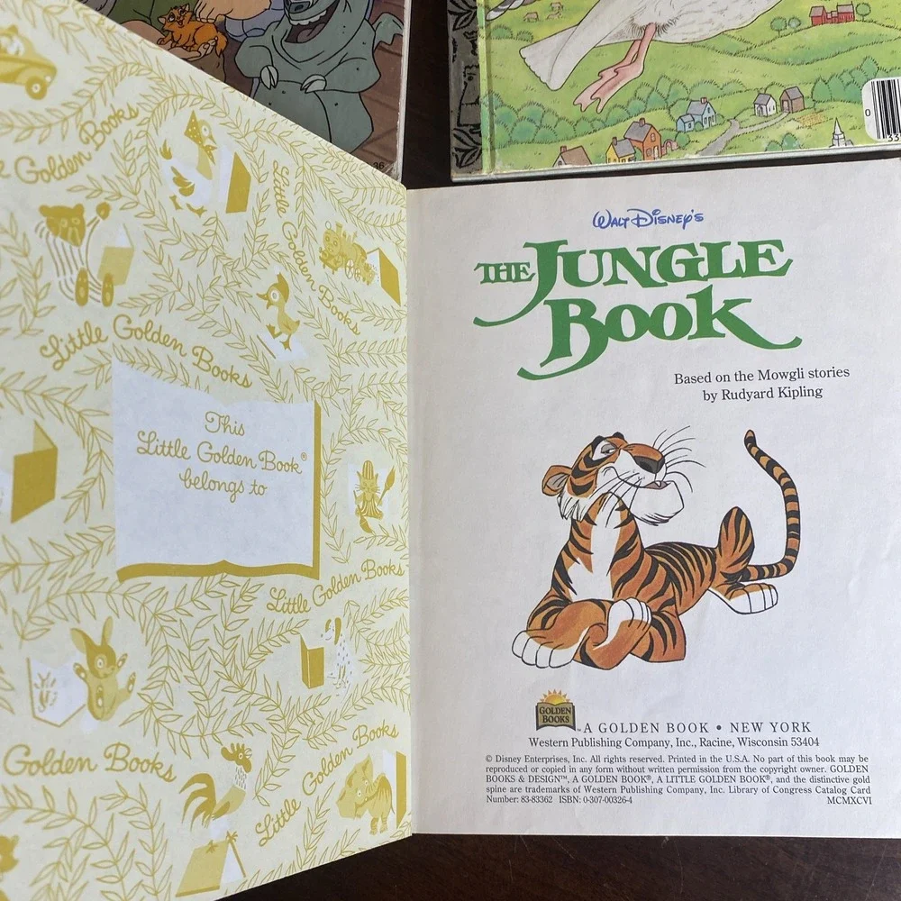 Little Golden Books Lot Of 12 Books: Lion King, The Sleepy Book, Jungle Book +++